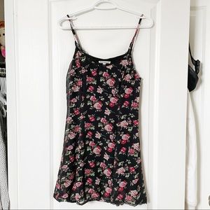 2/$30 Urban Outfitters floral lace slip dress